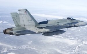 F-18 Hornet fighter jet of the Royal Canadian Air Force