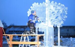 Jelgavoje prasidėjo ledo skulptūrų festivalis