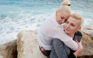 Natalija Bunkė ir Monika Šedžiuvienė Nicoje