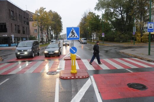 Klaipėdoje atnaujinta viena pavojingiausių pėsčiųjų perėjų