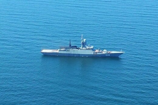 Недалеко от Латвии замечен российский корвет