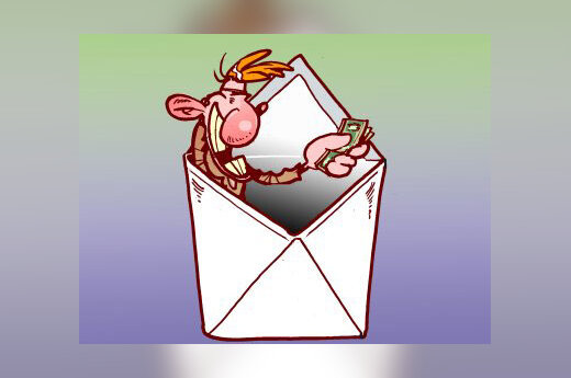 Korupcija - karikatūra