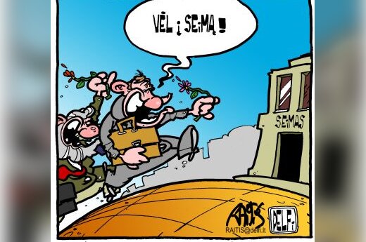 Politikai grįžta į Seimą - karikatūra