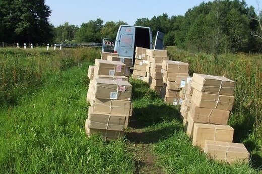 Литовские и латвийские пограничники задержали контрабандистов