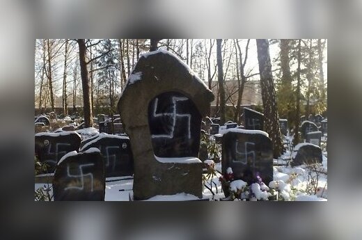 В Риге осквернено еврейское кладбище