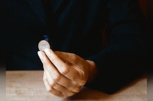 13% литовских работников получали минимум