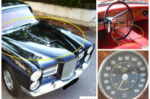 Prabangaus „Facel Vega“ detalių netekęs britas siekia jas susigrąžinti ir siūlo atlygį