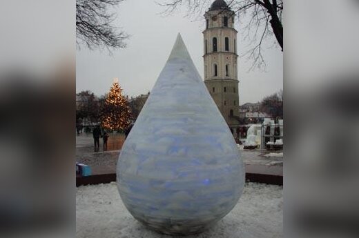 Ledo skluptūros