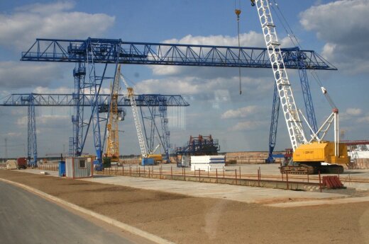 Astravets NPP construction site