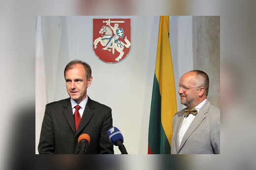 Bogdanas Klichas (kairėje) ir Juozas Olekas