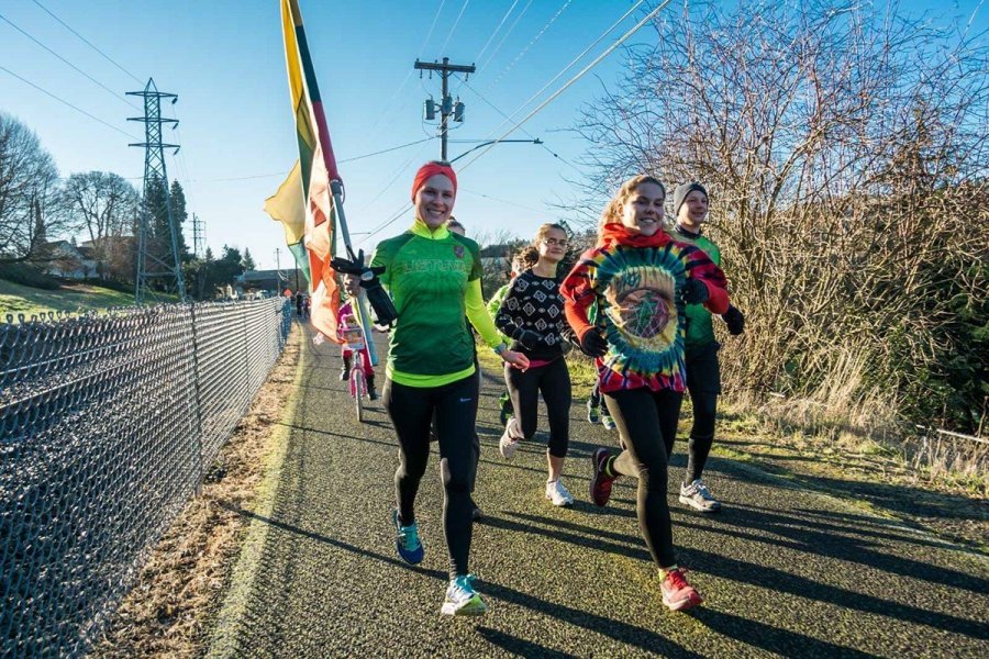 Lithuanian runners in Portland, Oregon