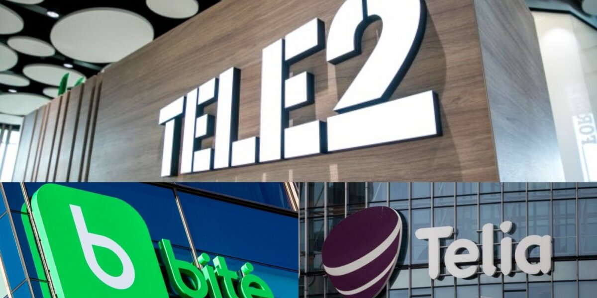 Tele2, Telia, Bitė