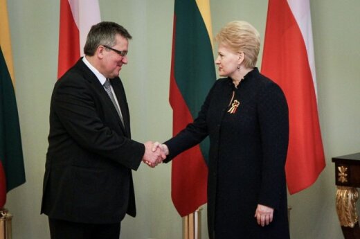 Komorowski porozmawia z Grybauskaitė o relacjach polsko-litewskich